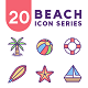 20 Beach Icon Series