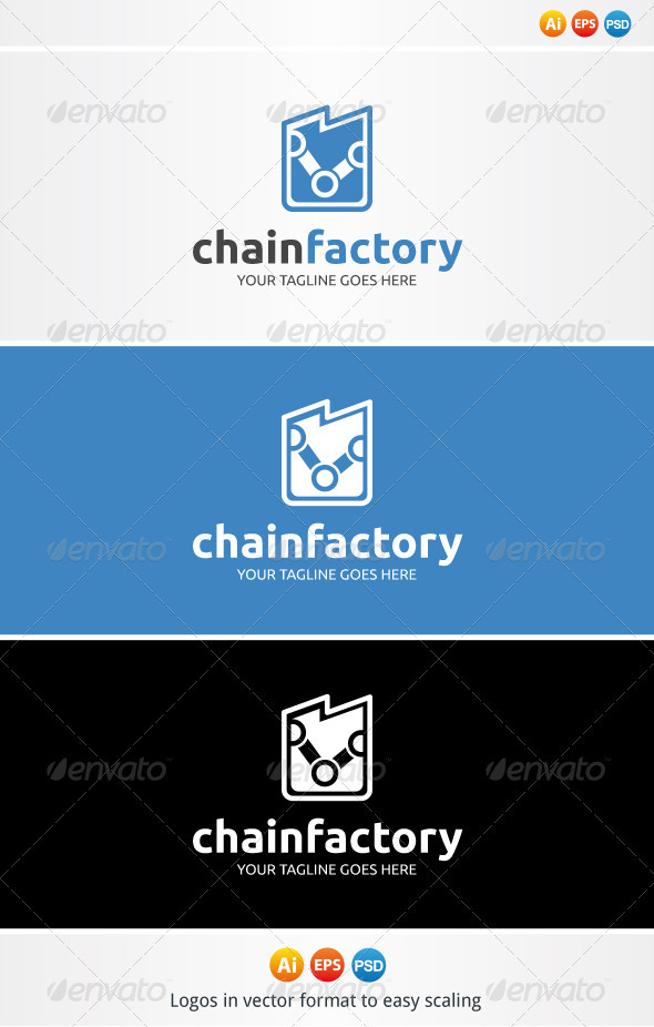 Chain Factory Logo - Symbols Logo Templates