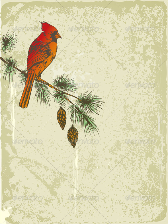 Retro Christmas Background - Christmas Seasons/Holidays