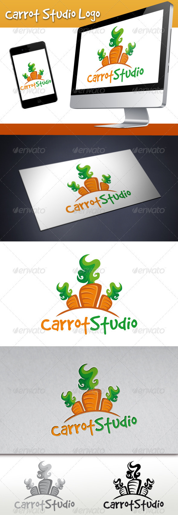 Carrot Studio Logo - Food Logo Templates