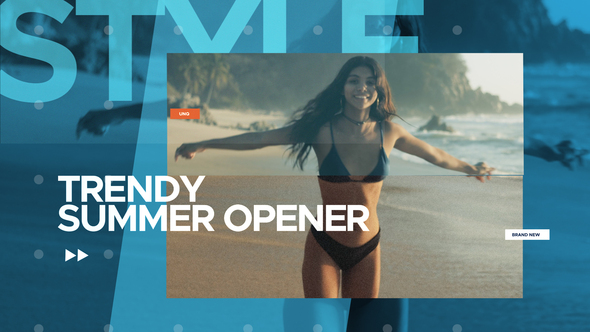 Summer Trendy Opener - VideoHive 33408558