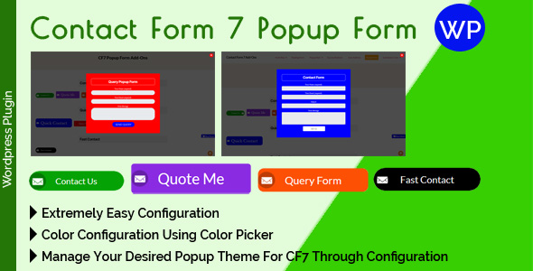 Contact Form 7 Popup Form