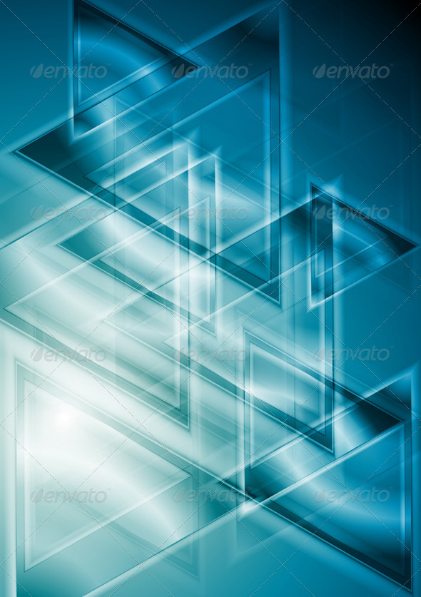 Bright blue vector design - Backgrounds Decorative