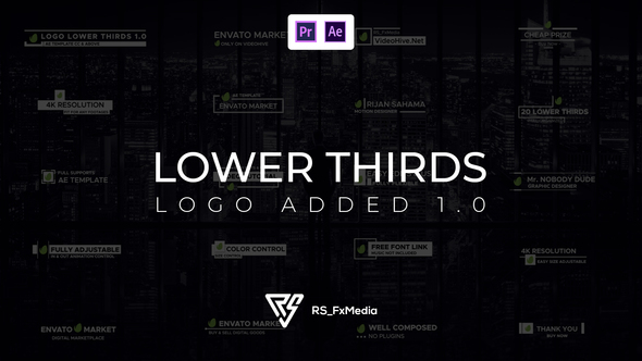 Lower Thirds | Logo Added 1.0 | MOGRT
