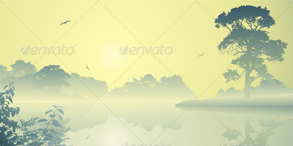 Misty Landscape - Landscapes Nature