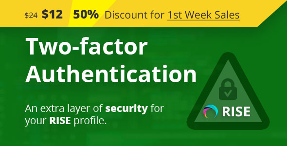 Two-factor Authentication for RISE CRM