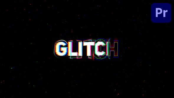 Glitch Logo MOGRT