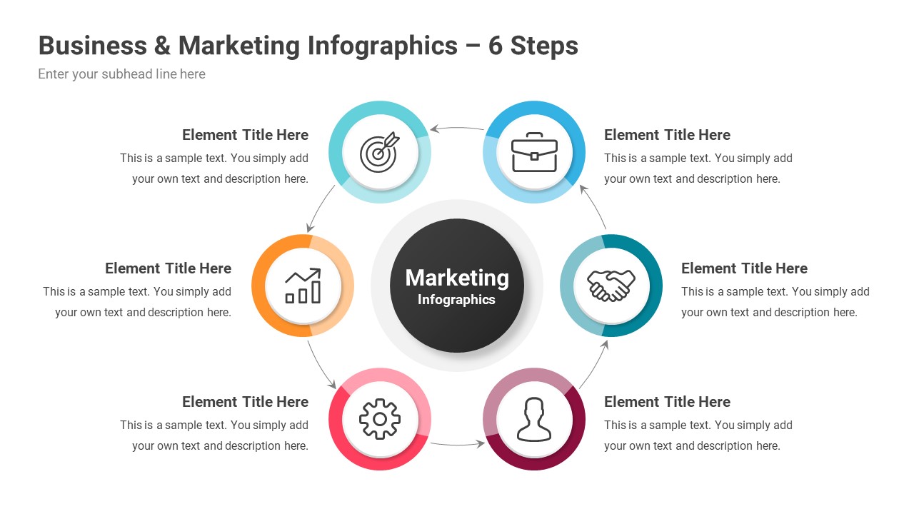 Marketing Infographics PowerPoint Template diagrams, Presentation Templates