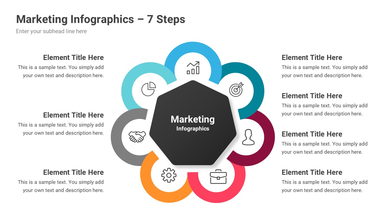 Marketing Infographics PowerPoint Template diagrams, Presentation Templates