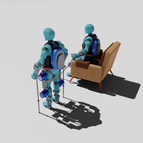 3D Exoskeleton - Rigged Body by Sir_Javux | 3DOcean