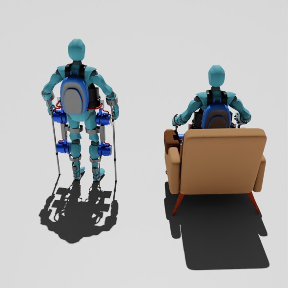 3D Exoskeleton - Rigged Body by Sir_Javux | 3DOcean