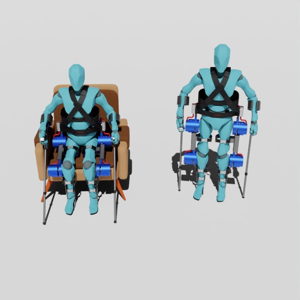 3D Exoskeleton - Rigged Body by Sir_Javux | 3DOcean