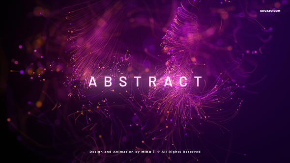 Abstract Particles Titles - VideoHive 33416177