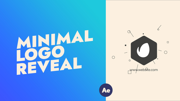 Simple Minimalist Logo Reveal | After Effects Template