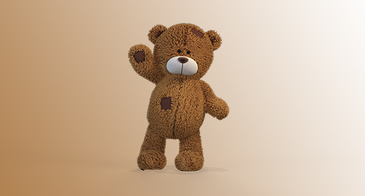 Teddy Bear 3D Character