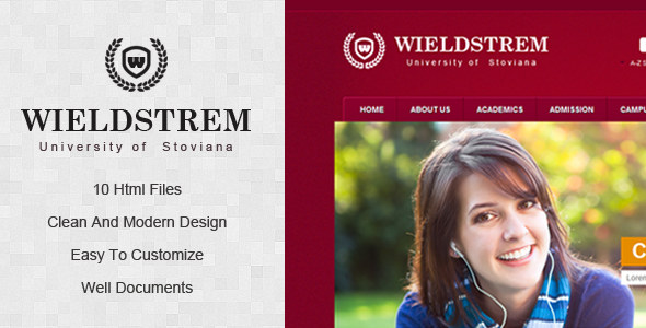 WieldStrem University - ThemeForest 3054201