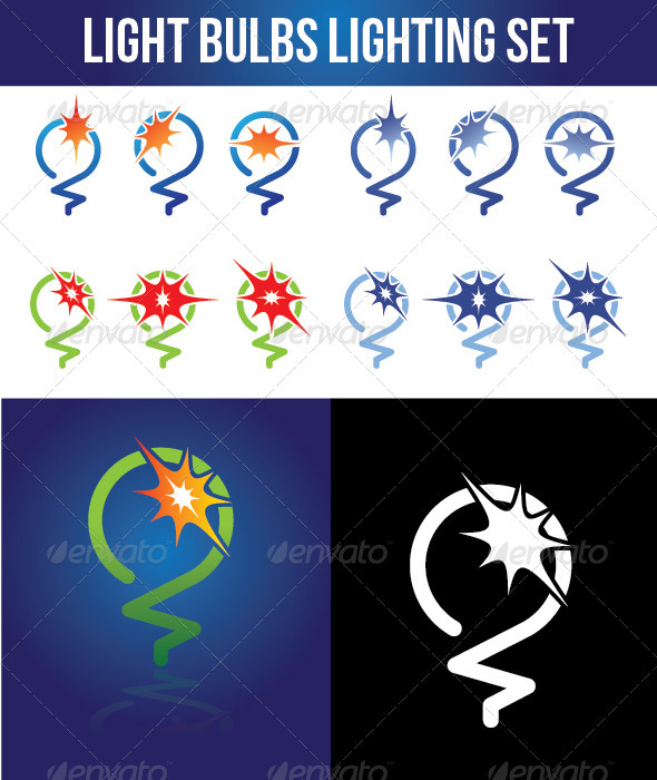 Lighting Light Bulbs Set - Industries Business