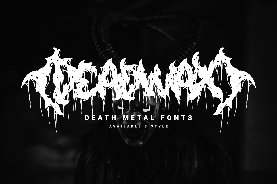 brutal death metal font download