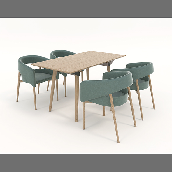 Contemporary Design Table - 3Docean 33430559