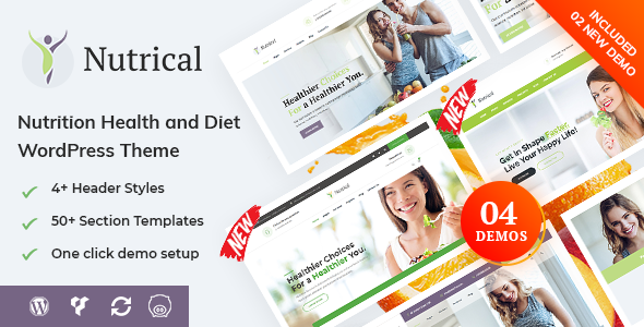 Nutrical - Health - ThemeForest 24568947