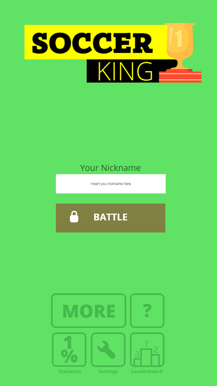 Soccer King - Construct 3, HTML5, Multiplayer, Rating System, Mobile by ...