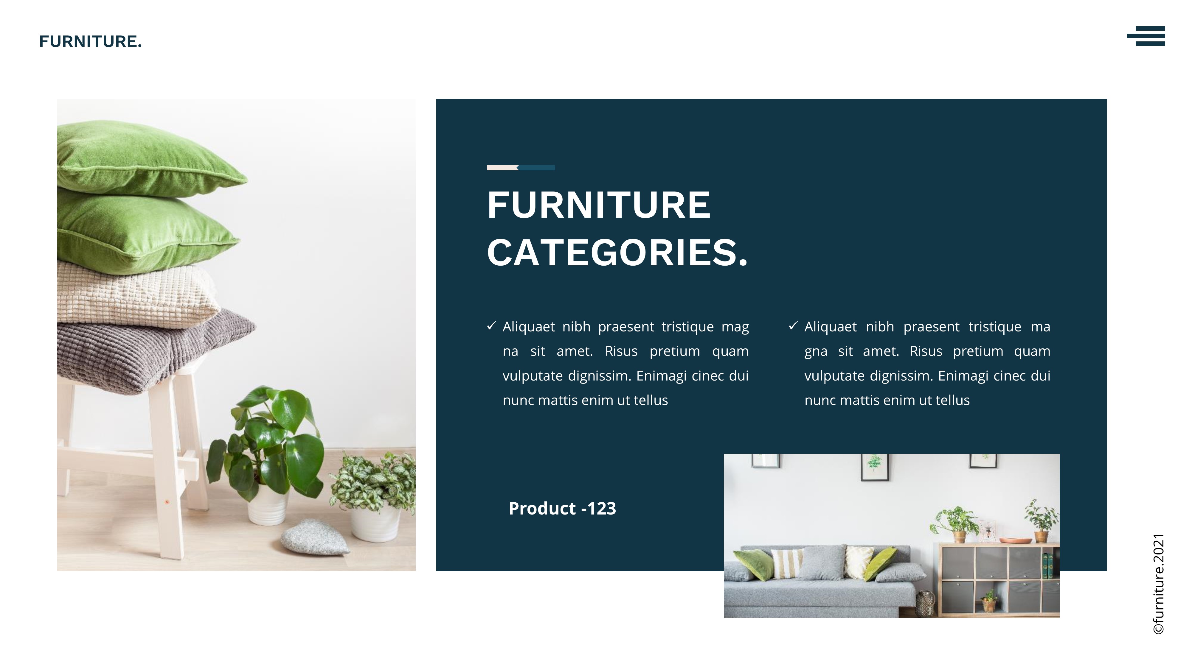 Furniture Powerpoint Template Presentation, Presentation Templates