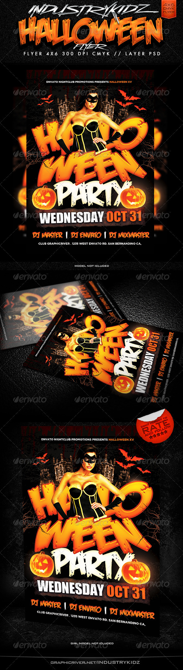Halloween Flyer Template - Holidays Events