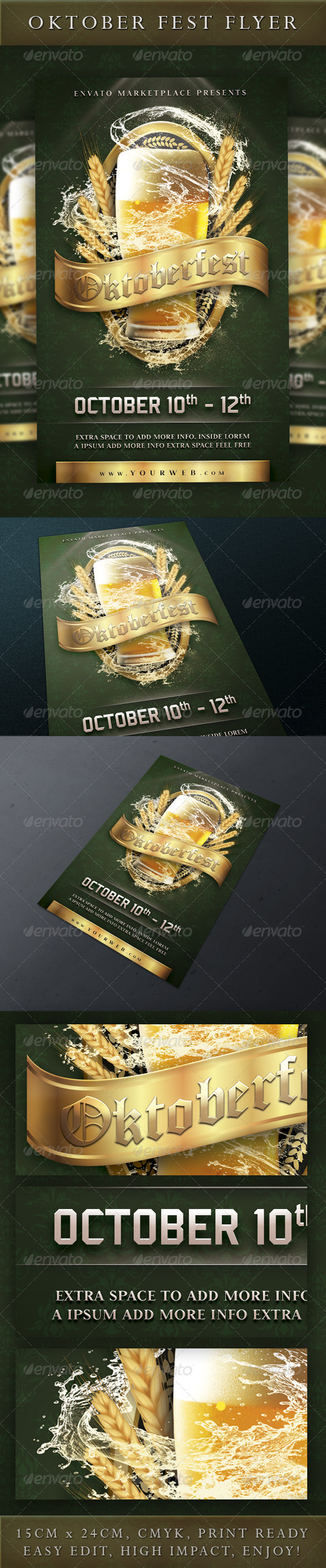 Oktoberfest Event Flyer - Holidays Events