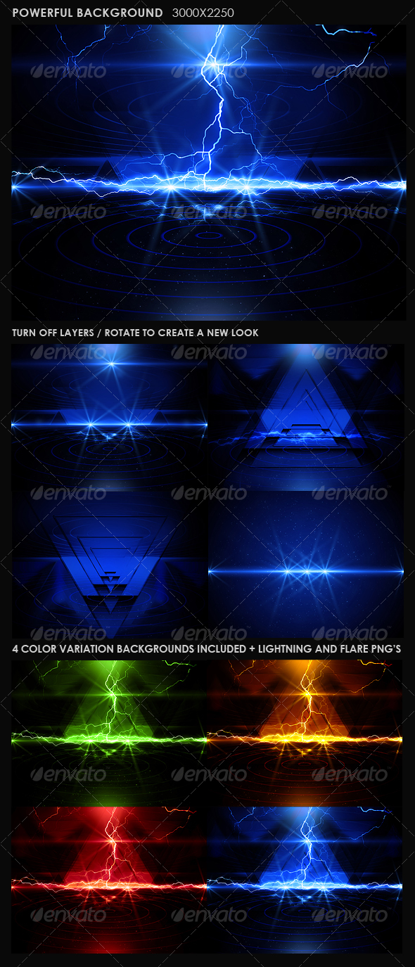 Powerful Background - Backgrounds Graphics