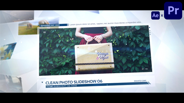 Clean Image Slideshow