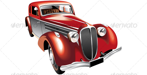 Luxurious vintage car - Retro Technology