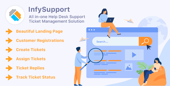 InfySupport - All in-one Laravel Help Desk Support Management Solution