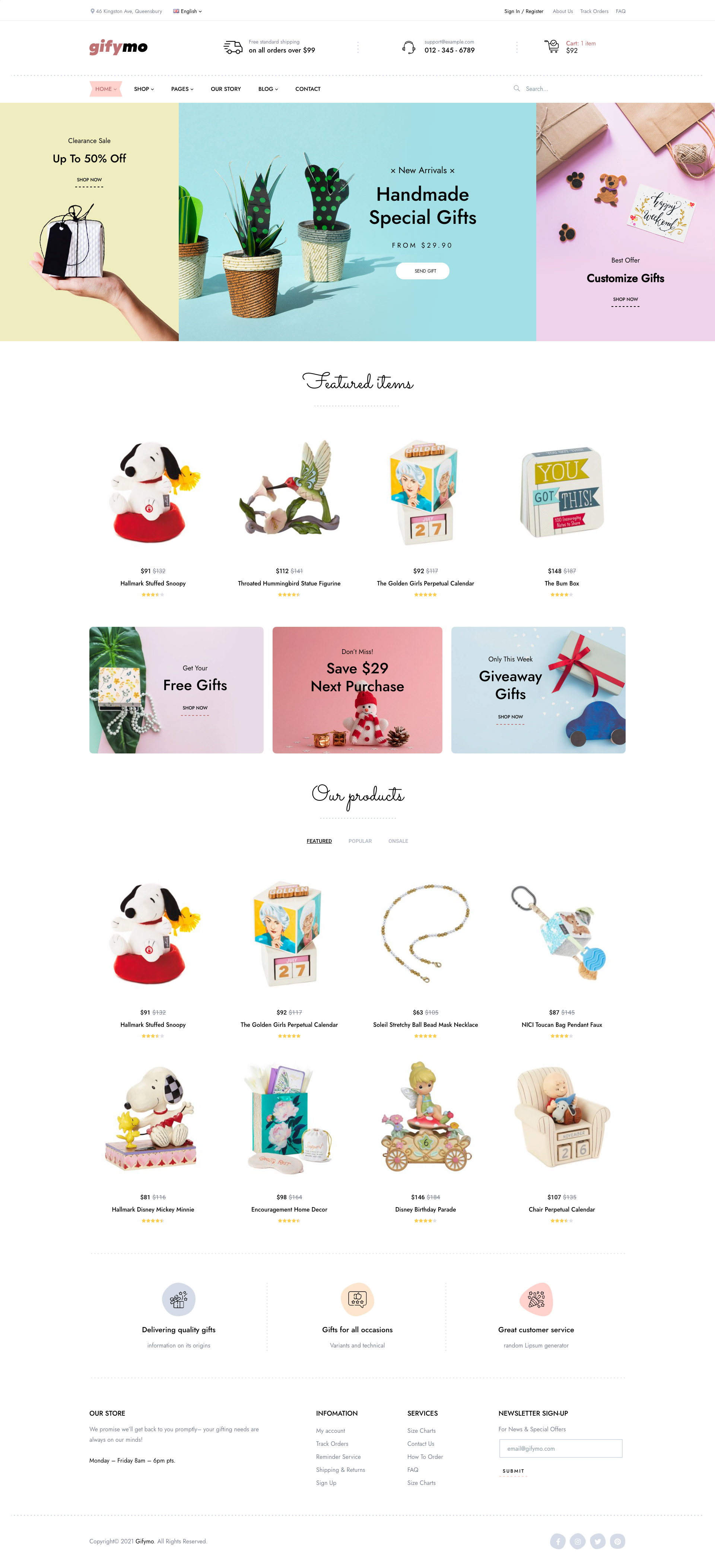 Gifymo - Gift shop WordPress Theme by themelexus | ThemeForest