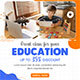 Education Animated Banner Google Web Designer