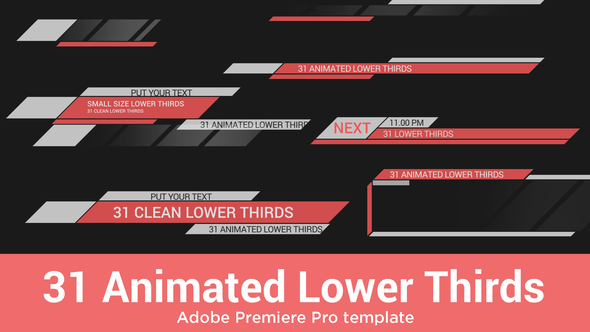 31 Animated Lower Thirds for Premiere Pro alt