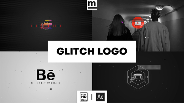 Glitch Fast Logo - VideoHive 31598486