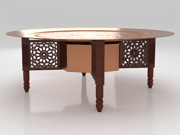 Traditional Moroccan Table - 3Docean 33476672
