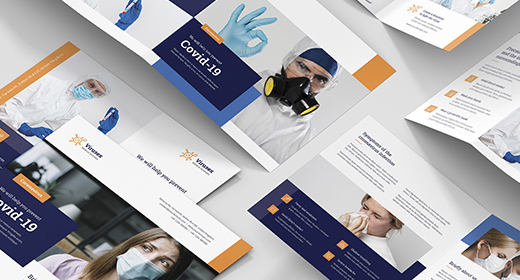 Medical Business Pandemic Brochure and Flyer Print Template