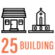 25 Building Construction Lined Icon Set