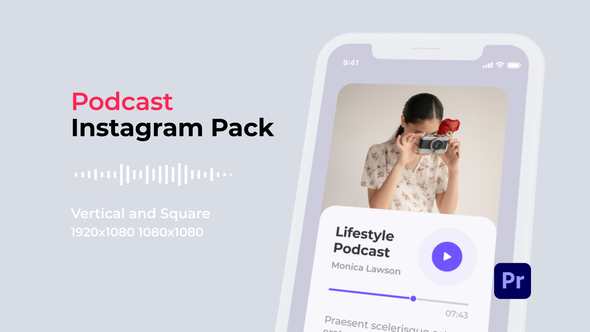 Podcast Instagram Pack for Premiere Pro