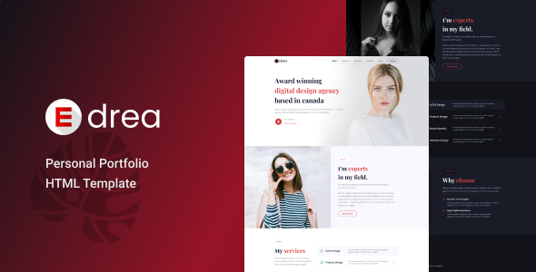 Edrea - Personal - ThemeForest 22535185