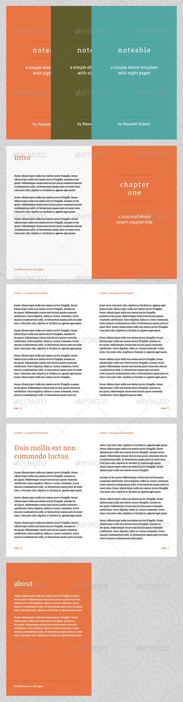 Notable - eBook Template or Print Book - Miscellaneous Print Templates