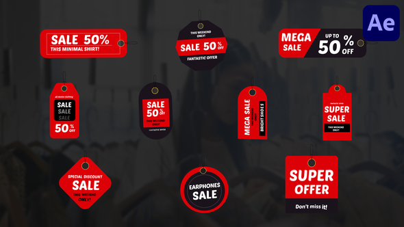 Discount Sale Titles - VideoHive 33491926
