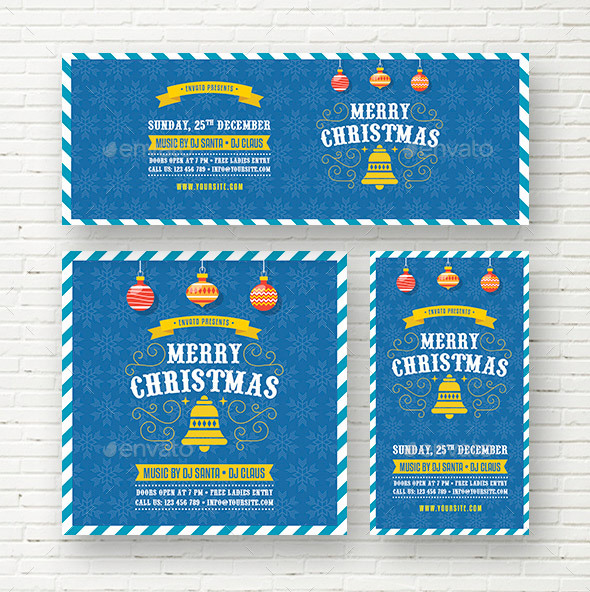 [DOWNLOAD]Merry Christmas  Party Social Media Template