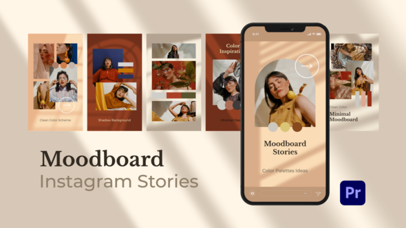 Moodboard Instagram Stories for Premiere Pro