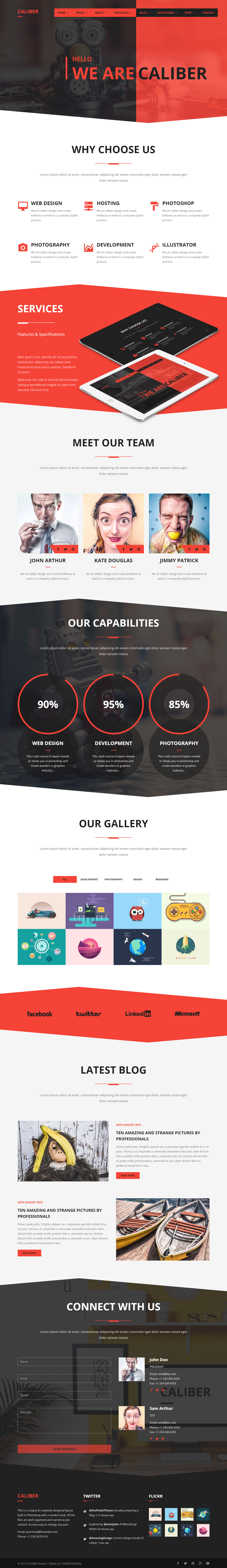 Caliber - Creative Multi Purpose HTML Template by themepassion ...