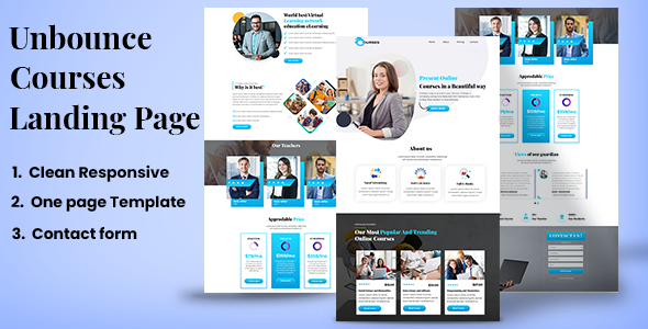 Education Courses - Unbounce Landing page by codestarthemes ...