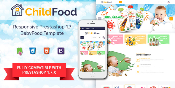 ChildFood – Adorable Baby Shop PrestaShop Theme