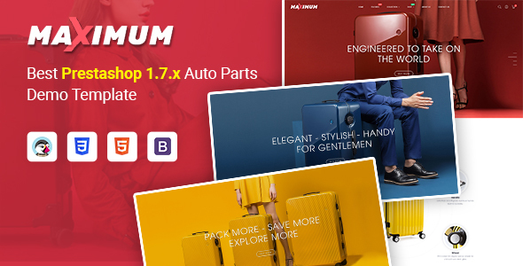 Maximum – Responsive PrestaShop 1.7 eCommerce Theme | Suitcase | Headphone Store