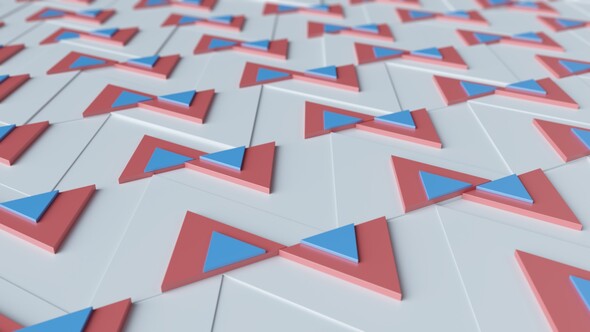 Abstract Colorful Triangles With Depth Of Field alt